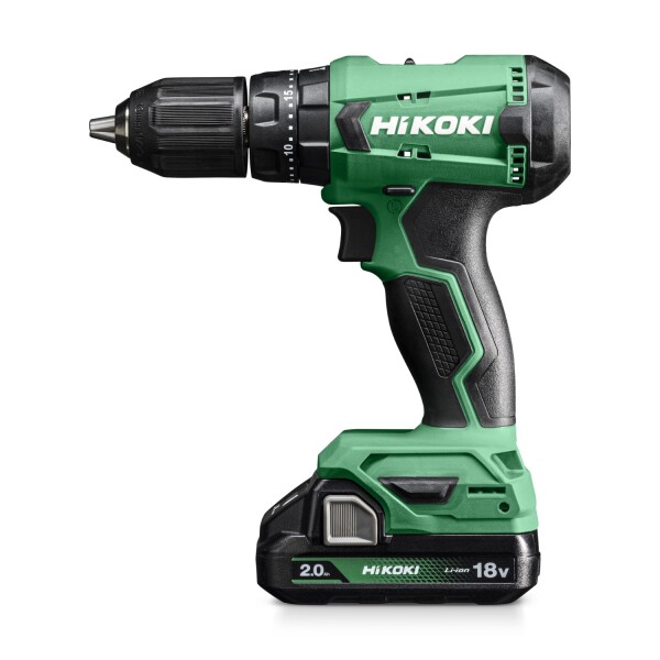 HiKOKI DV18DAWCZ 18V Li-ion Accu Klop-boor-schroefmachine Set (2x2,0Ah) In Koffer - Detailed view of the product