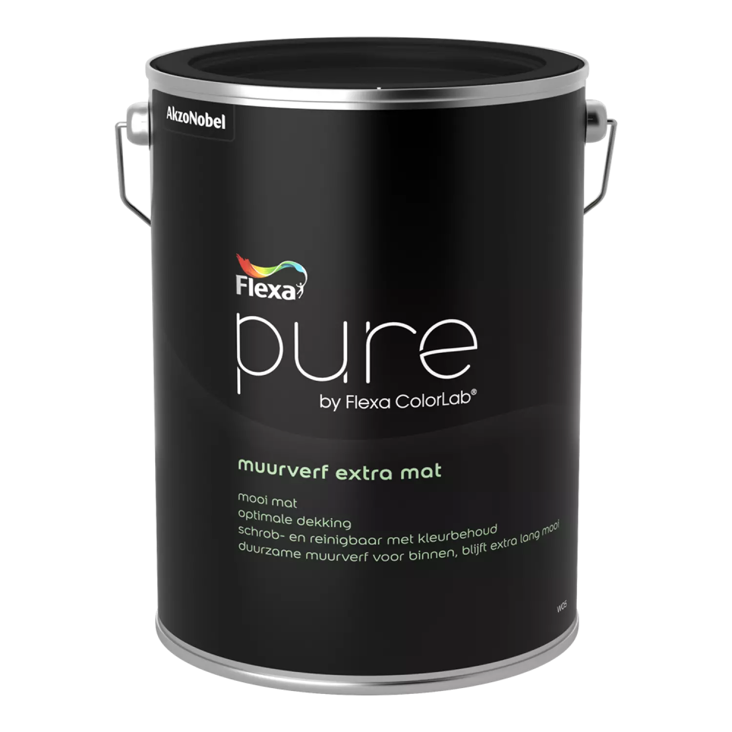 Flexa Pure Muurverf Extra Mat - Op Kleur Gemengd - 5L