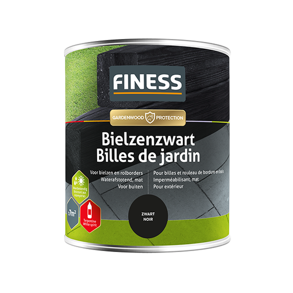 Finess Bielzenzwart - Zwart - 2,5L - Detailed view of the product