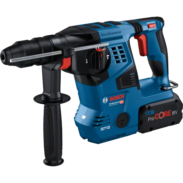Bosch GBH 18V-28 CF 18V Accu SDS-plus Boorhamer Set (2x 8.0Ah ProCORE Accu) In L-Boxx - 3,3J - Koolborstelloos - Detailed view of the product