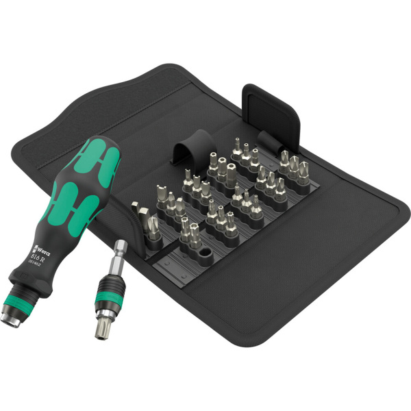 Wera 05057114001 32-delig Kraftform Kompakt 71 Security Bitschroevendraaierset In Etui