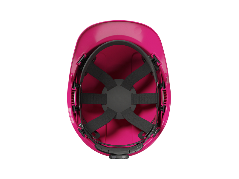 Hellberg 6-Punts Veiligheidshelm Factor ABS - Roze - Detailed view of the product