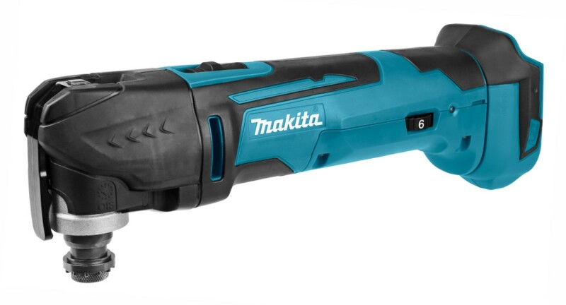 Makita DTM51Z 18V Li-Ion Accu Multitool Body Incl. 7-delige Multitool Zaagbladen Set - Detailed view of the product