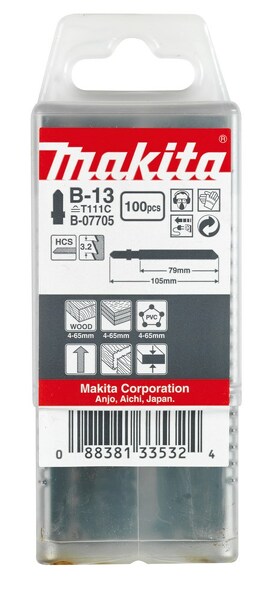 Makita B-07705 Decoupeerzaagblad - 70 X 3,2mm - Hout (100st)