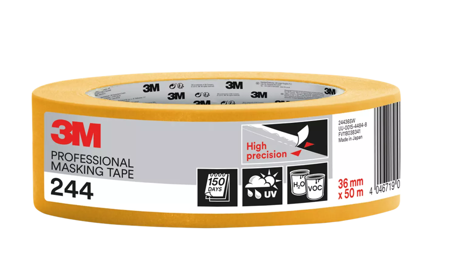 3M 24436SWN Professionele Afplaktape - 36mm X 50m