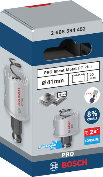Bosch 2608594425 PRO Multi Material 14-delige Gatzaagset Met Power Change Plus - Detailed view of the product