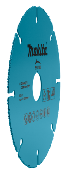 Makita B-57722 Doorslijpschijf - 125 X 22,23mm - Kunststof - Detailed view of the product