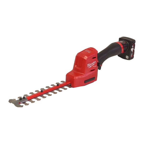 Milwaukee M12 FHT20-402 FUEL™ 12V Li-Ion Accu Heggenschaar (2x 4,0 Ah Accu) Set - 200mm - Koolborstelloos