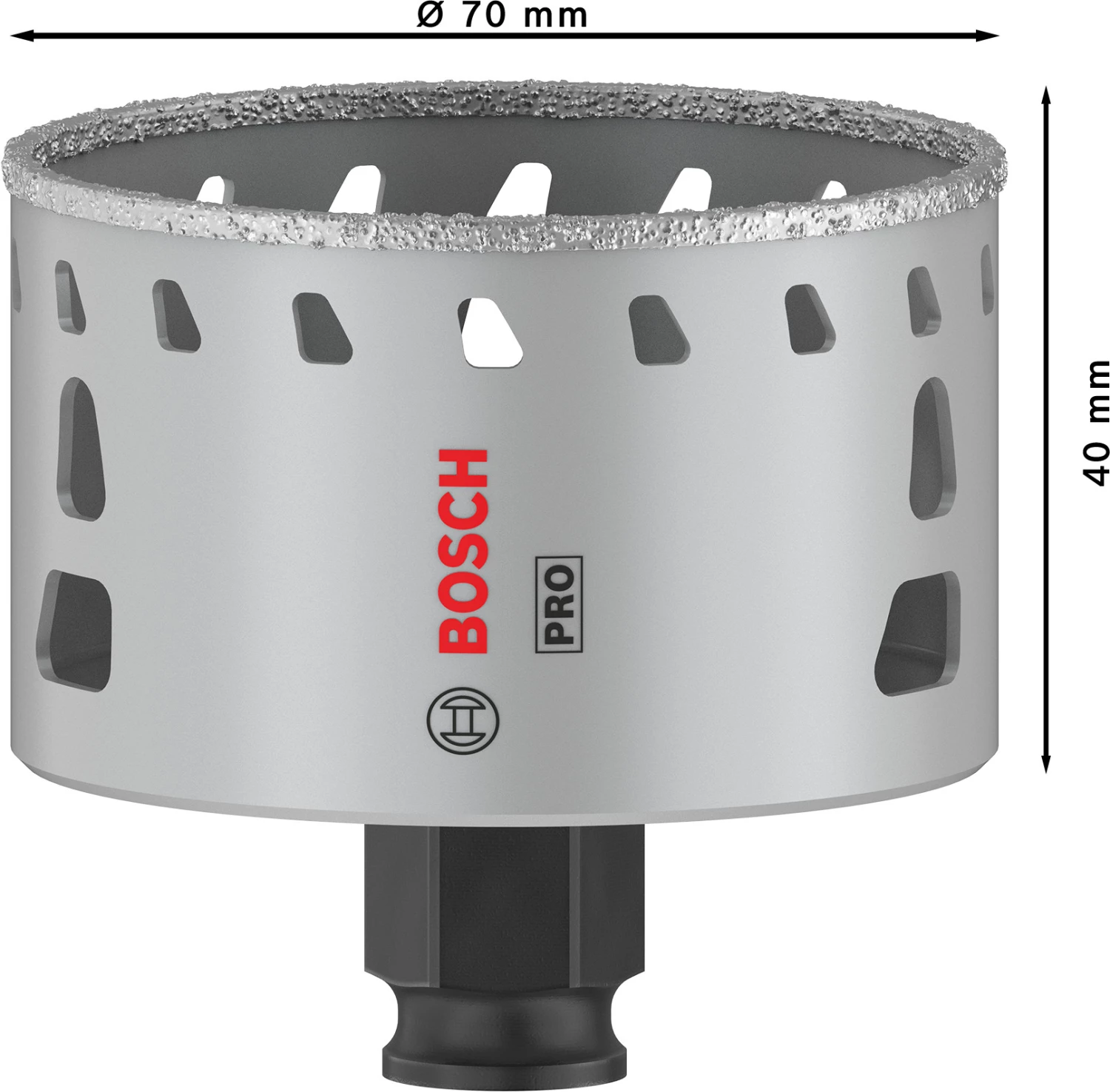 Bosch 2608901570 PRO Tile PC Plus Diamantgatzaag Voor Tegels - 70mm thumbnail 4