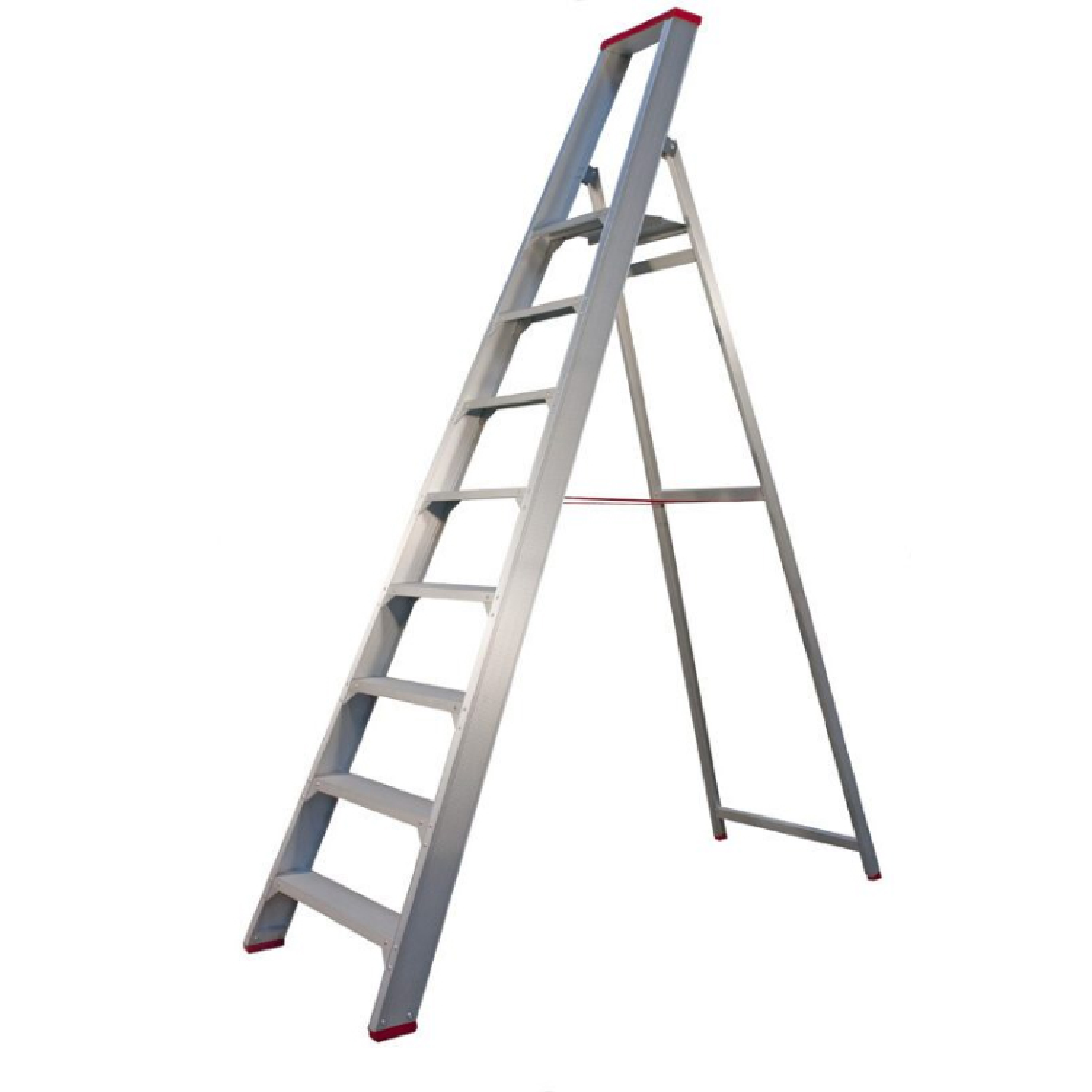 Little Jumbo 4741000108 SuperPRO Industrietrap - Enkel - Aluminium - 1 X 8 Treden - Max. Werkhoogte 3,95m