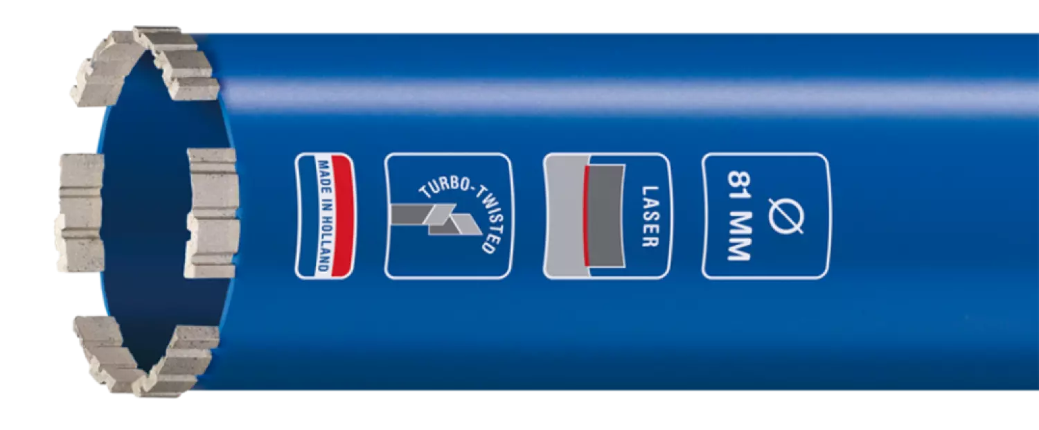 Carat EM02540050 Diamantboor Nat- Watergekoeld - 25 X 400mm - M30 - Beton