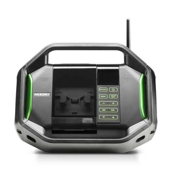 HiKOKI UR18DSALW4Z 14,4-18V Li-Ion Accu Bouwradio - Werkt Op Netstroom&Accu - Detailed view of the product