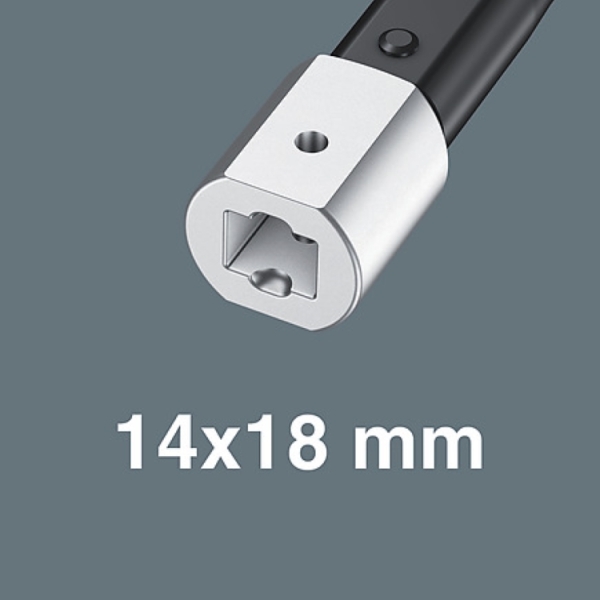Wera 05020173001 7880 Joker XXL Zelfinstellende Insteek-steeksleutel Voor Sleutelmaat 24-32mm, 14x18mm, 14x18 X 24-32 X 15/16-1 1/4"X 113.5mm - Detailed view of the product