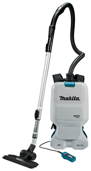 Makita DVC660PT2 2x18 V Rugstofzuiger Voor Schoonmaak Body Incl. 2 Accu's En Duolader - Detailed view of the product