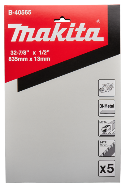 Makita B-40565 Bandzaagblad - 835 X 13mm (5st) - Detailed view of the product
