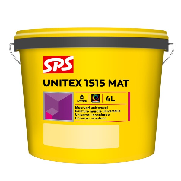 SPS Unitex 1515 Mat Muurverf - Op Kleur Gemengd - 1L
