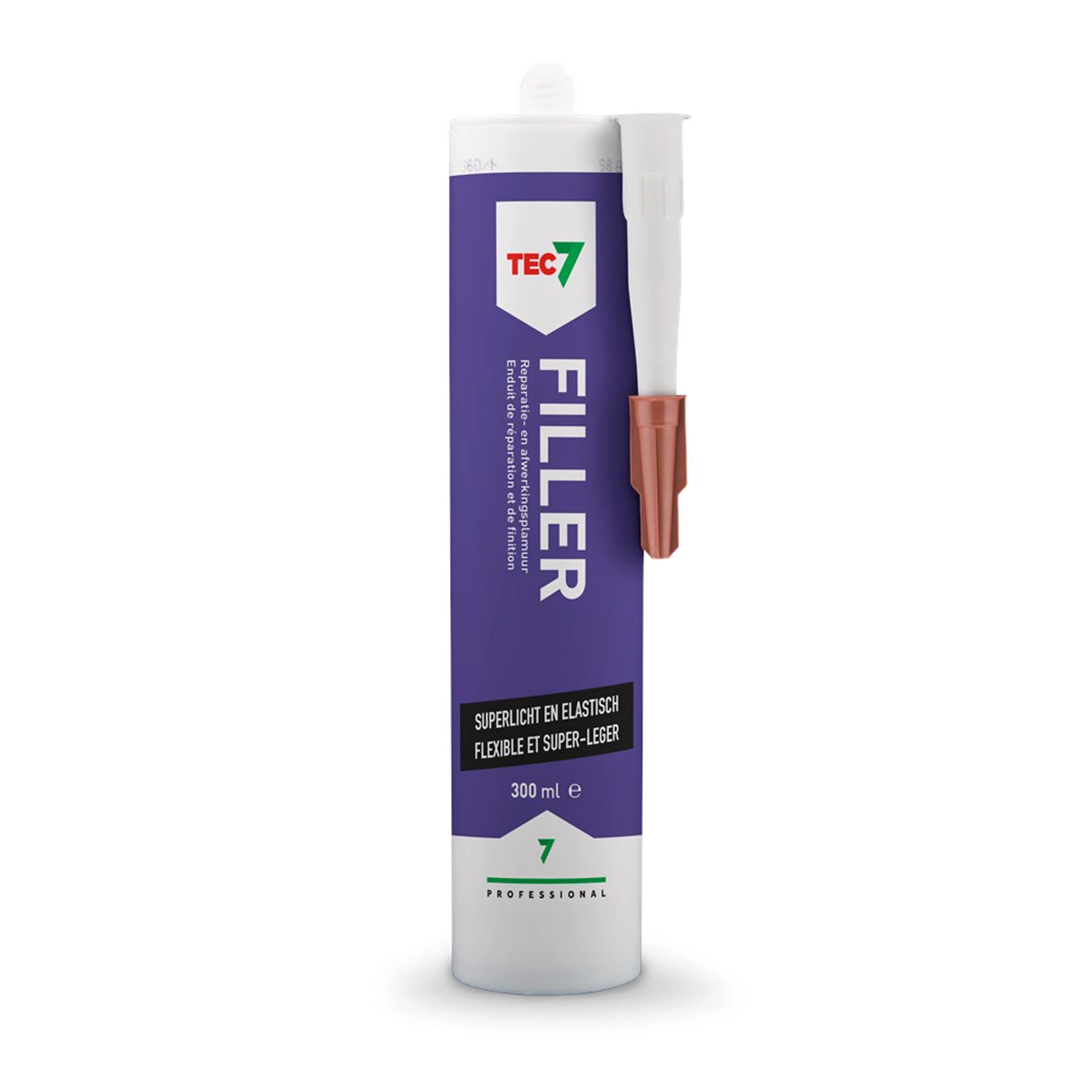 TEC7 Filler Reparatie-/afwerkplamuur - Patroon - 300ml