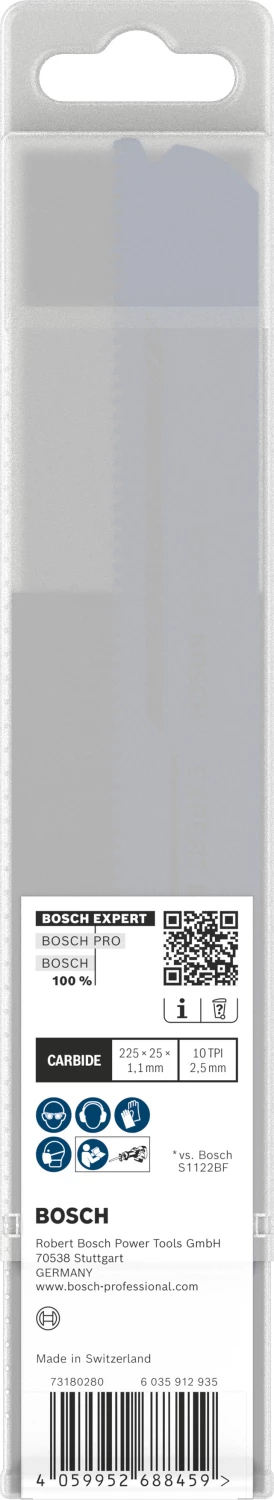 Bosch EXPERT S1155HHC Medium-Thick Tough Reciprozaagblad - 175mm - Metaal (10st) thumbnail 3