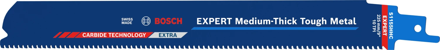 Bosch EXPERT S1155HHC Medium-Thick Tough Reciprozaagblad - 175mm - Metaal (10st)