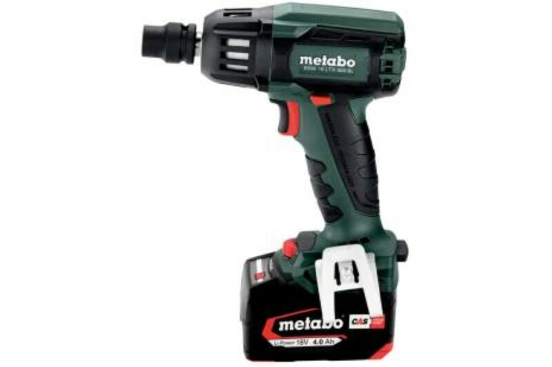 Metabo SSW 18 LTX 400 BL 18V Li-Ion Accu Slagmoersleutel Set (2x 5.2Ah Li-Power Accu) In MetaBOX - 400Nm - 1/2"- Koolborstelloos - Detailed view of the product