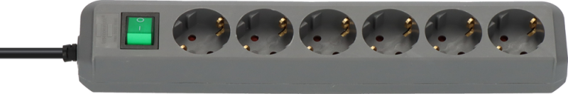 Brennenstuhl 1159540015 6 Voudige Stekkerdoos Met Schakelaar - 1,5m X 34cm