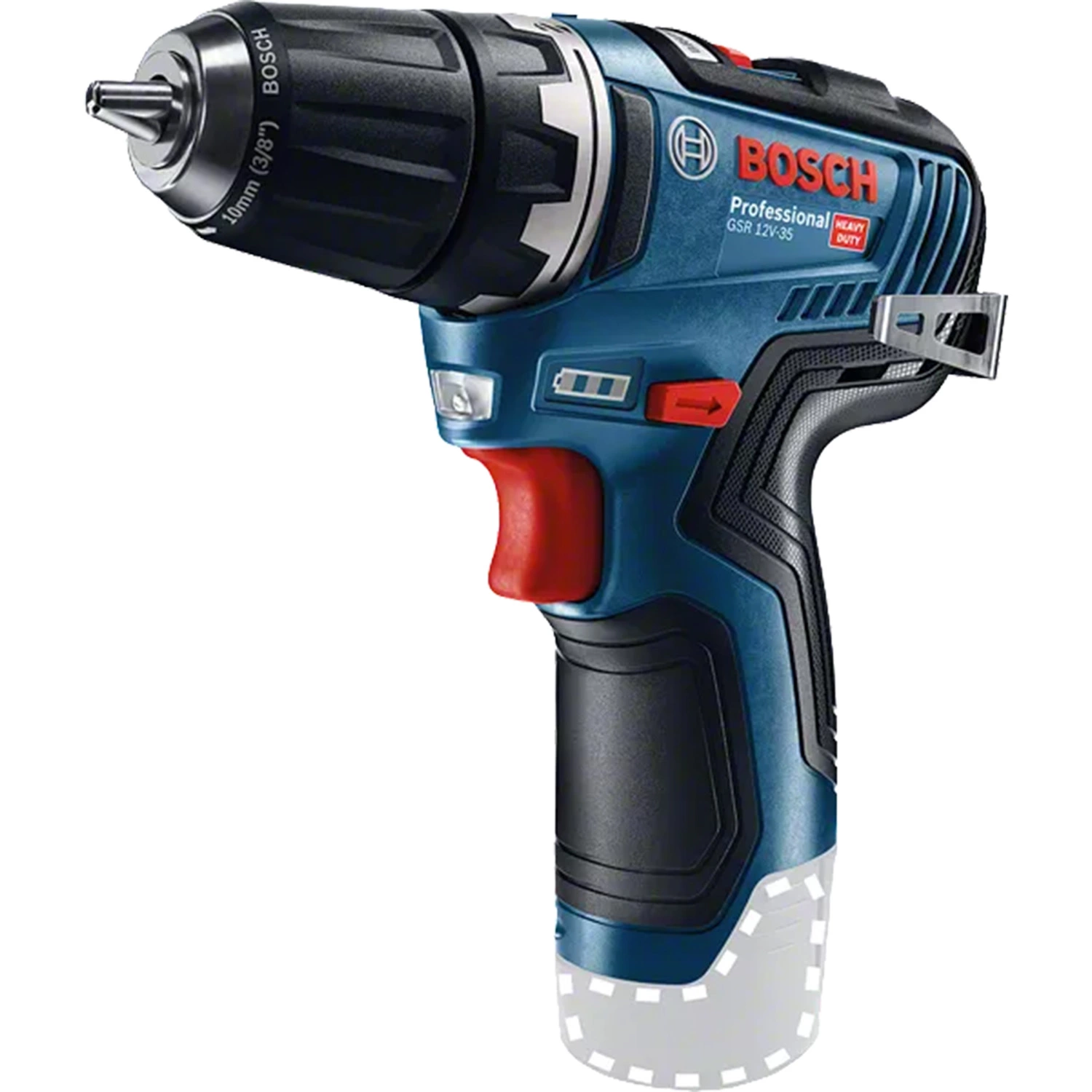 Bosch Professional GSR 12V-35 - Schroefboormachine - Accu - Softgrip