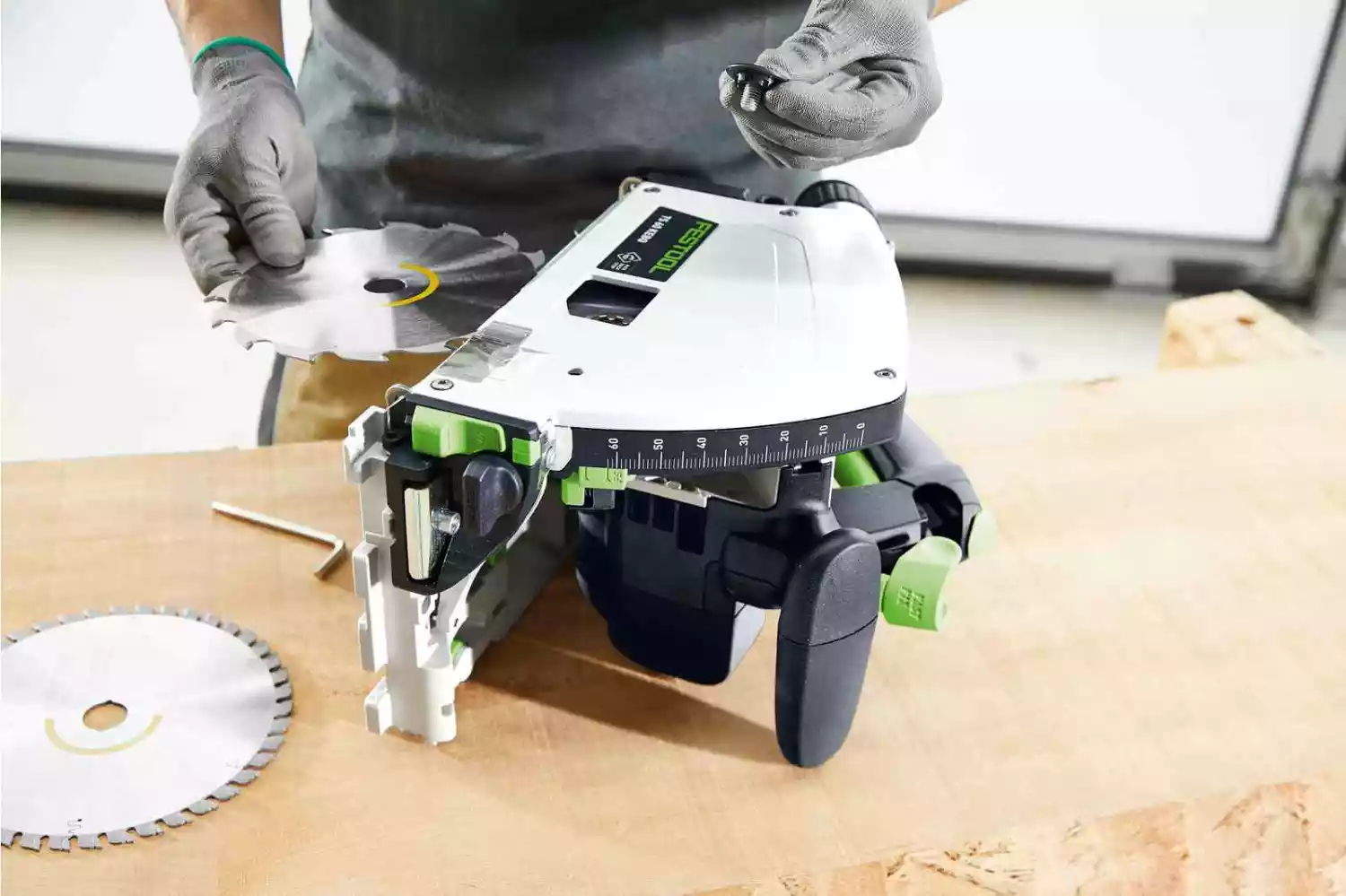 Festool TS 60 KEBQ-Plus Invalcirkelzaag In Systainer - 1500W - 168mm thumbnail 3