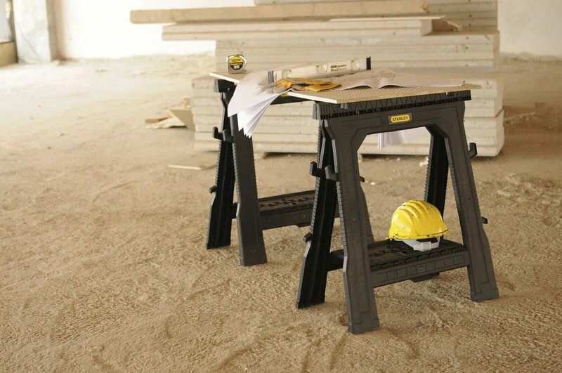 Stanley 1-70-713 Kunststof Schragen - Draagcapaciteit 450 Kg (set Van 2 Stuks) - Detailed view of the product