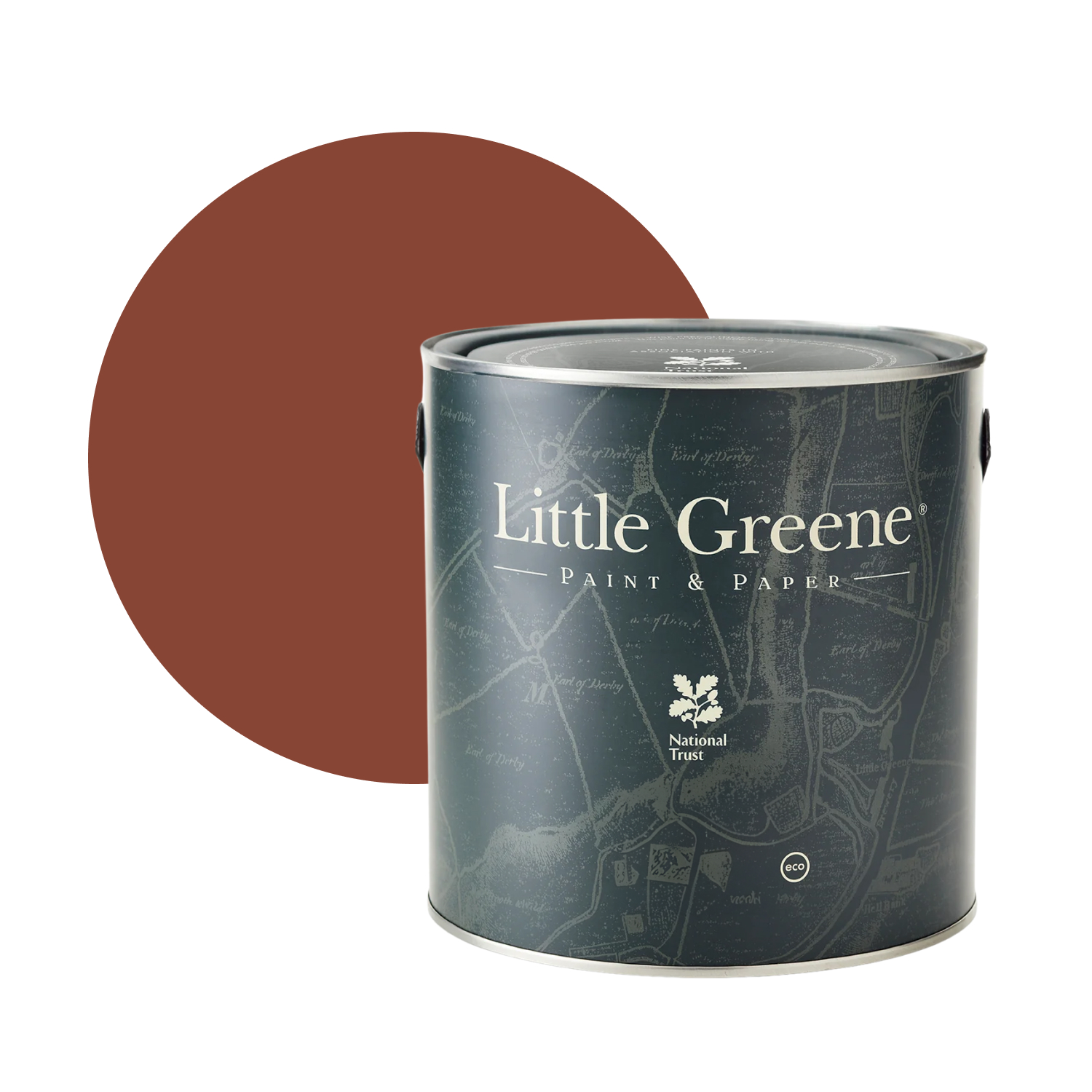 Little Greene Interior Oil Eggshell - Tuscan Red No. 140 - 2,5L