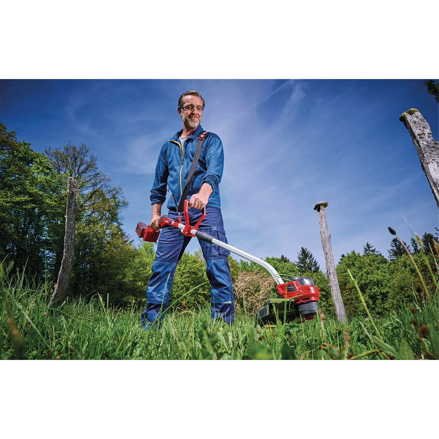Einhell Professional GP-CT 36/35 Li BL Solo 2x 18V Li-Ion Accu Grastrimmer Body - 35 Cm - Koolborstelloos thumbnail 3