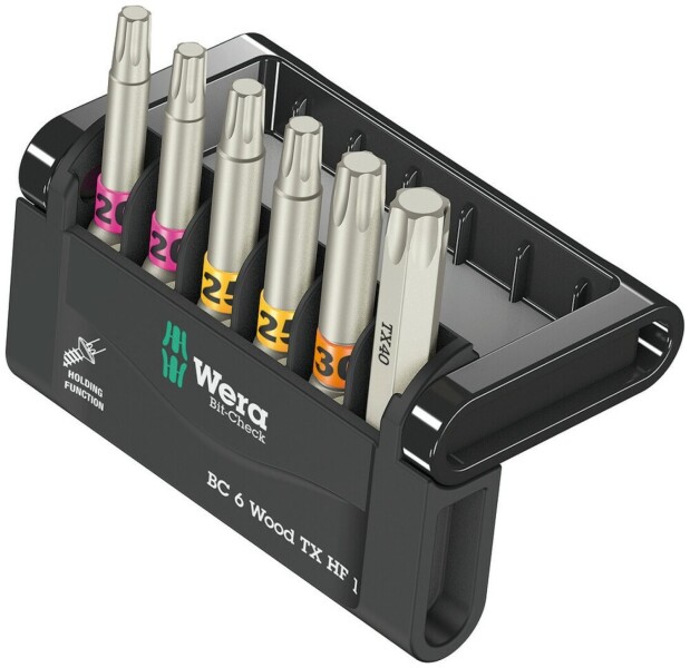 Wera 05056470001 6-delige Bit-Check 6 Wood TX HF 1 - TX - Default image for the product