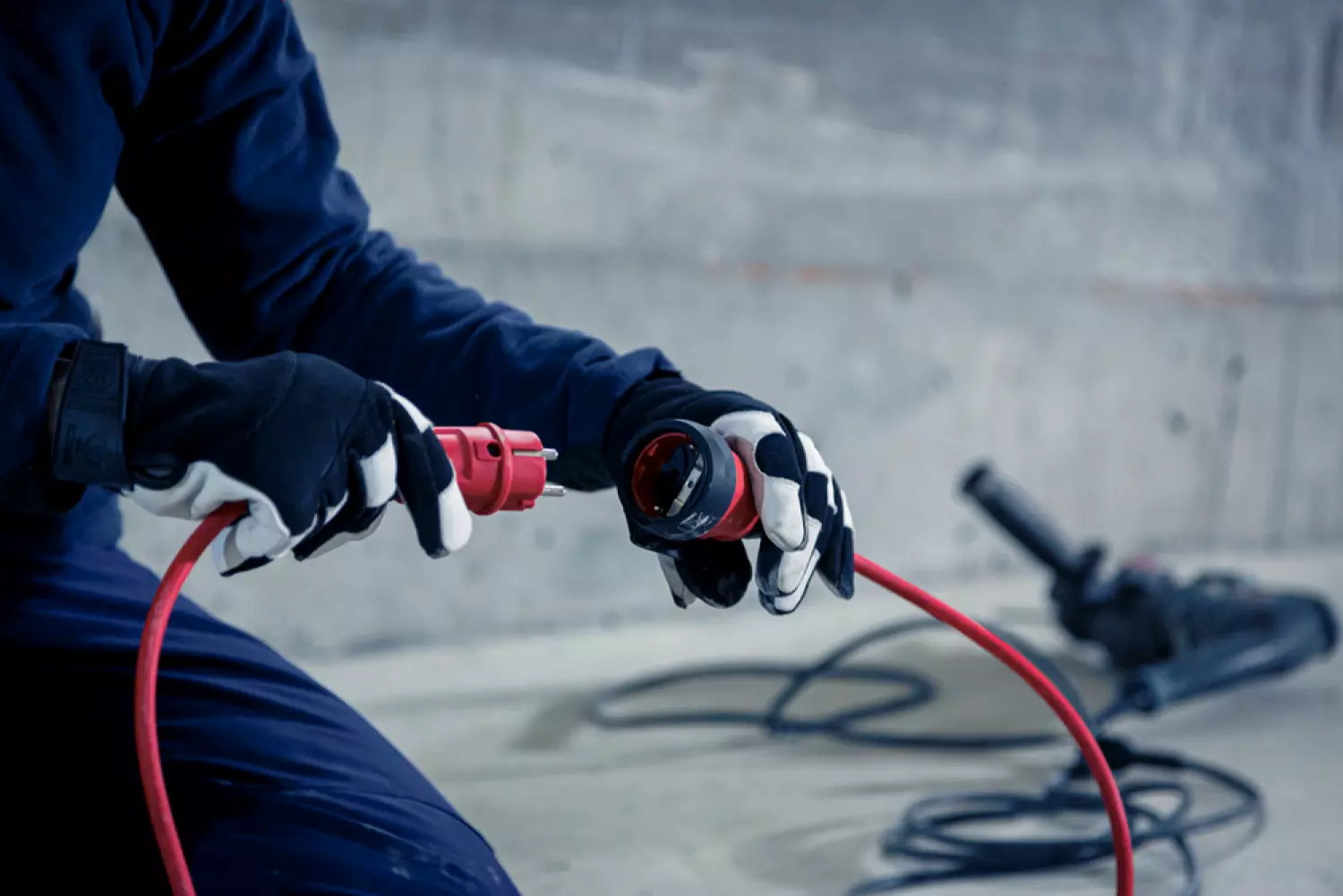 Brennenstuhl Professional VQ 1200 Verlengsnoer H07BQ-F 3G2,5 - IP44 - 10m - Rood thumbnail 3