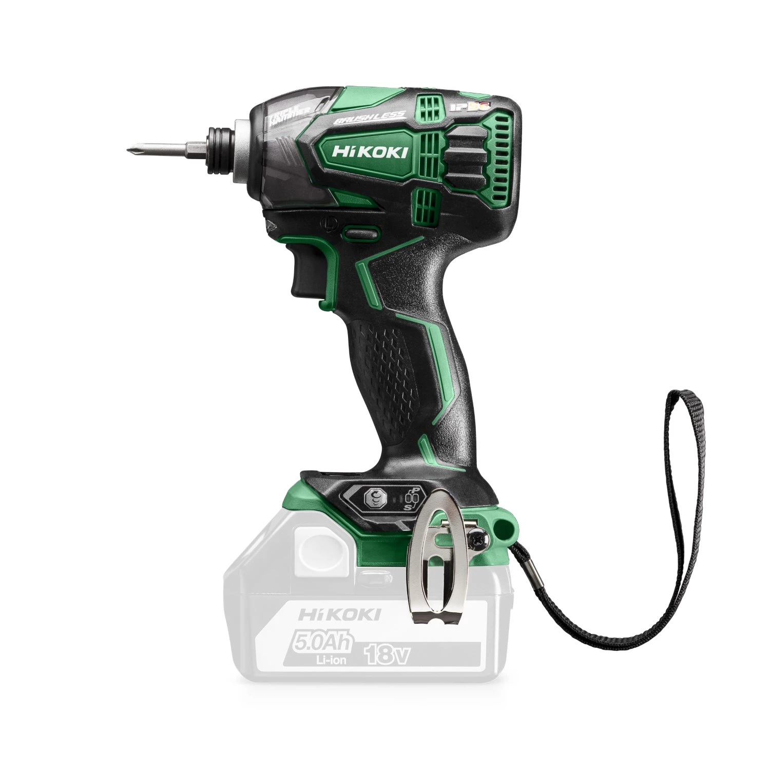 HiKOKI WH18DBSLW2Z 18V Li-Ion Accu Slagschroevendraaier Body In HSC - 172Nm - 1/4" thumbnail 3