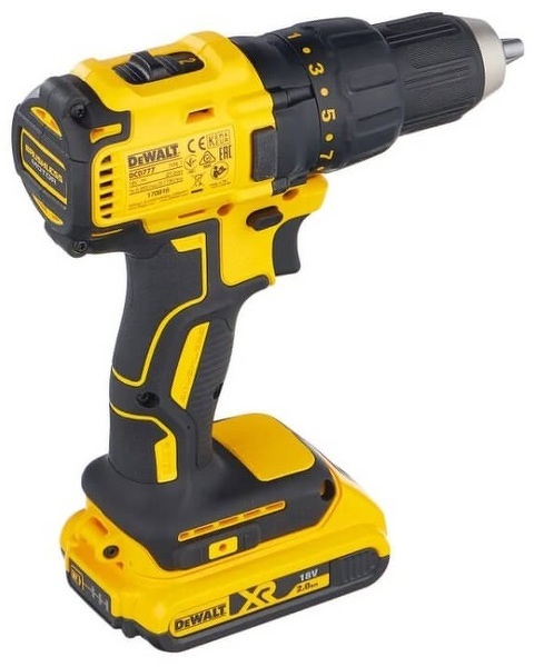 DeWALT DCD777D2T 18V Li-ion XR Accu Boor-/schroefmachine Set In Koffer (2x 2.0Ah) - 65Nm - Koolborstelloos - Detailed view of the product