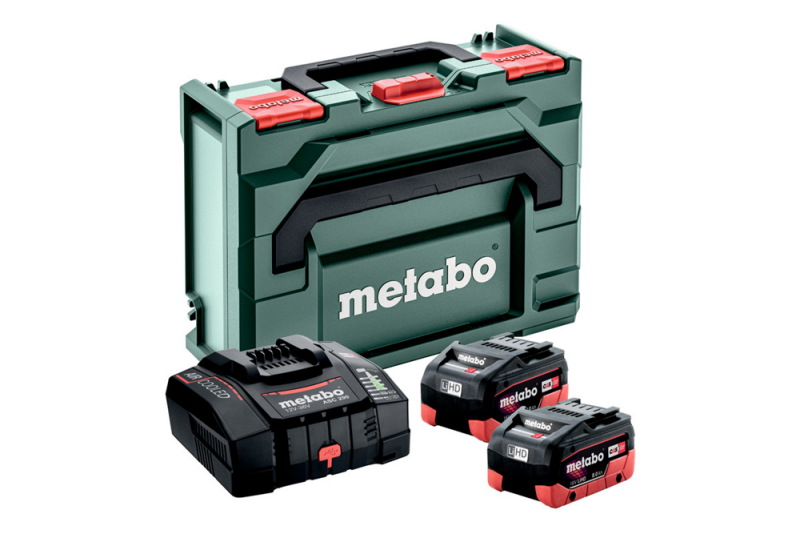 Metabo 685303000 18V Li-ion Accu Starterset (2x 8.0Ah Accu) + Lader In x