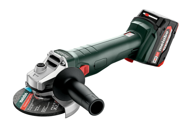 Metabo W 18 7-125 602371510 Haakse accuslijper 125 mm Brushless, Incl. 2 accus, Incl. koffer, Incl. lader 18 V 4.0 Ah