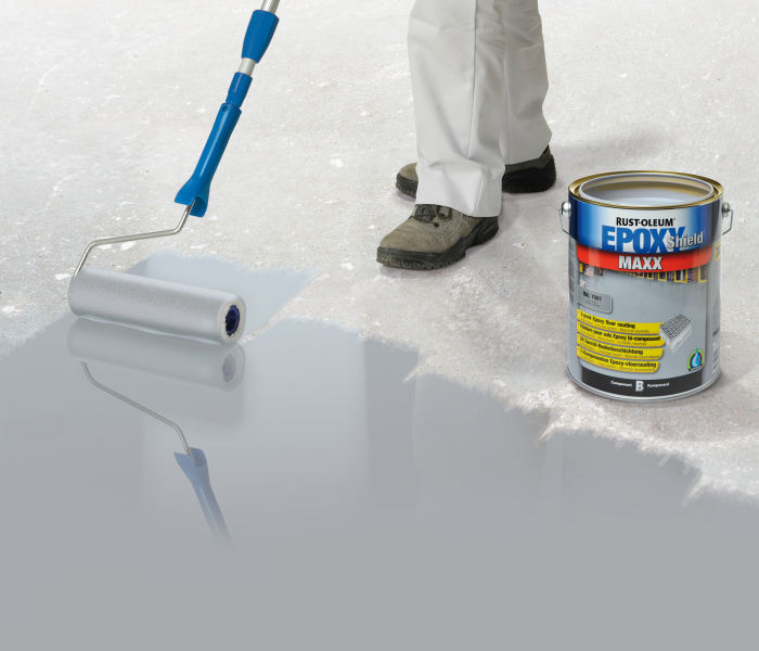 Rust-Oleum EpoxyShield MAXX Vloercoating - Lichtgrijs - 5L - Detailed view of the product