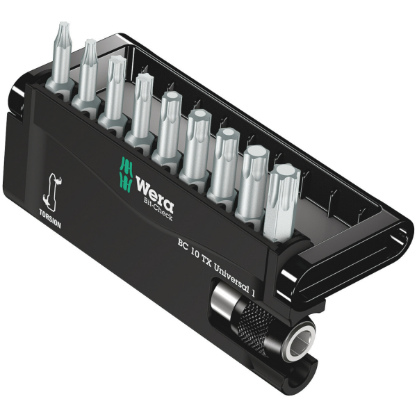 Wera Bit-Check TX 8167-9-TORX/TZ 9-delig + snelspanbithouder