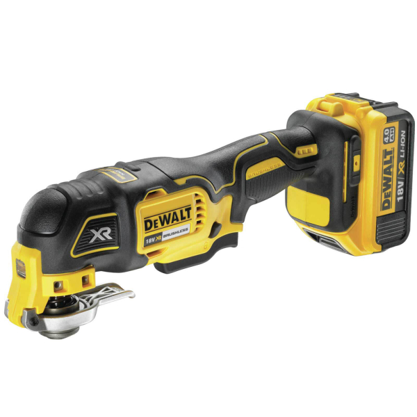 DeWALT DCS355NT 18V Li-Ion XR Accu Multitool Body + 35 Delige Accessoireset In TSTAK - Koolborstelloos - Detailed view of the product