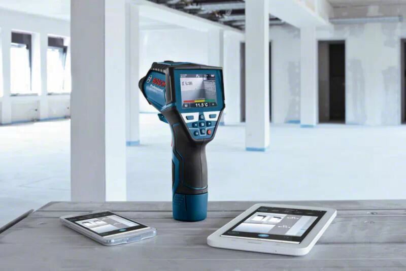 Bosch GIS 1000 C SOLO 10.8V Li-Ion Accu Thermodetector Body In L-Boxx - Detailed view of the product