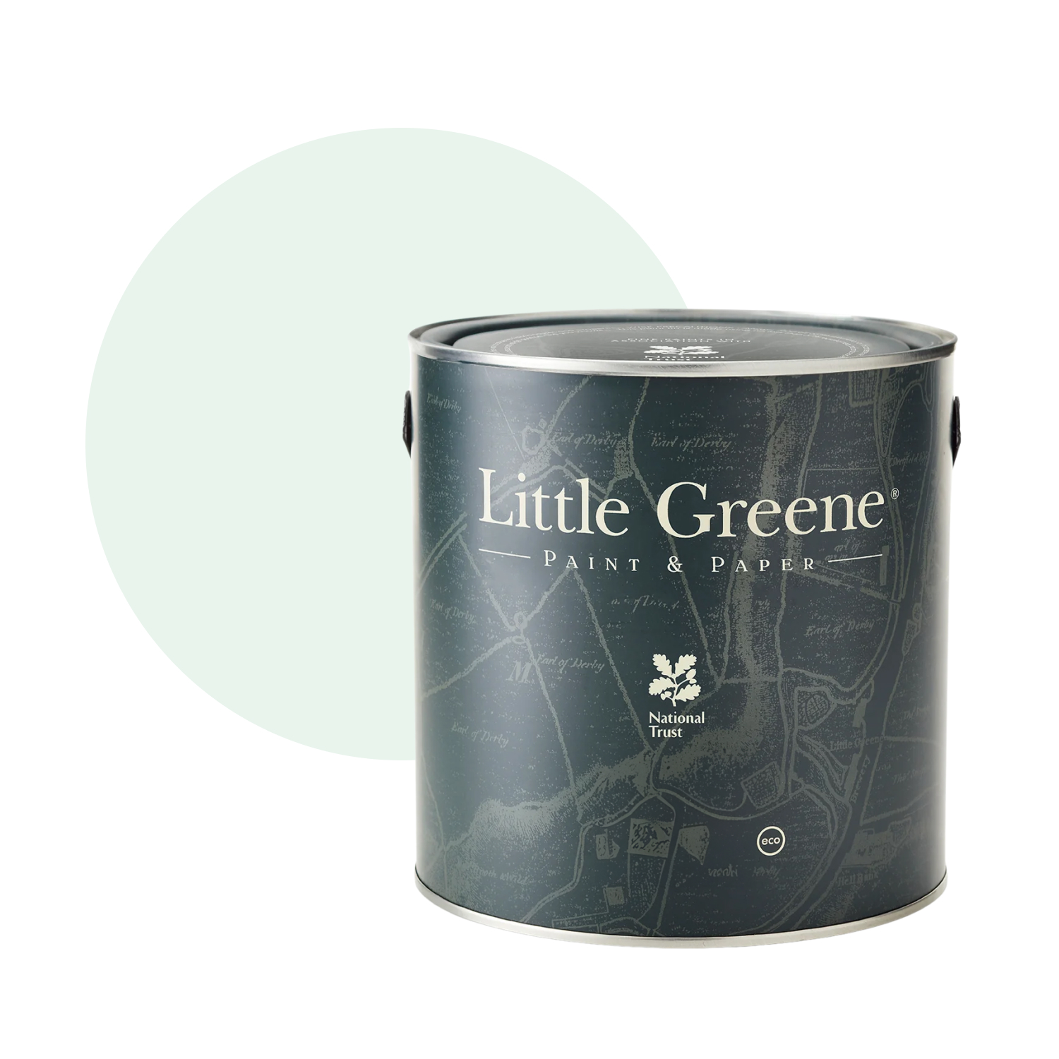 Little Greene Absolute Matt Emulsion - Aquamarine Pale No. 282 - 10L