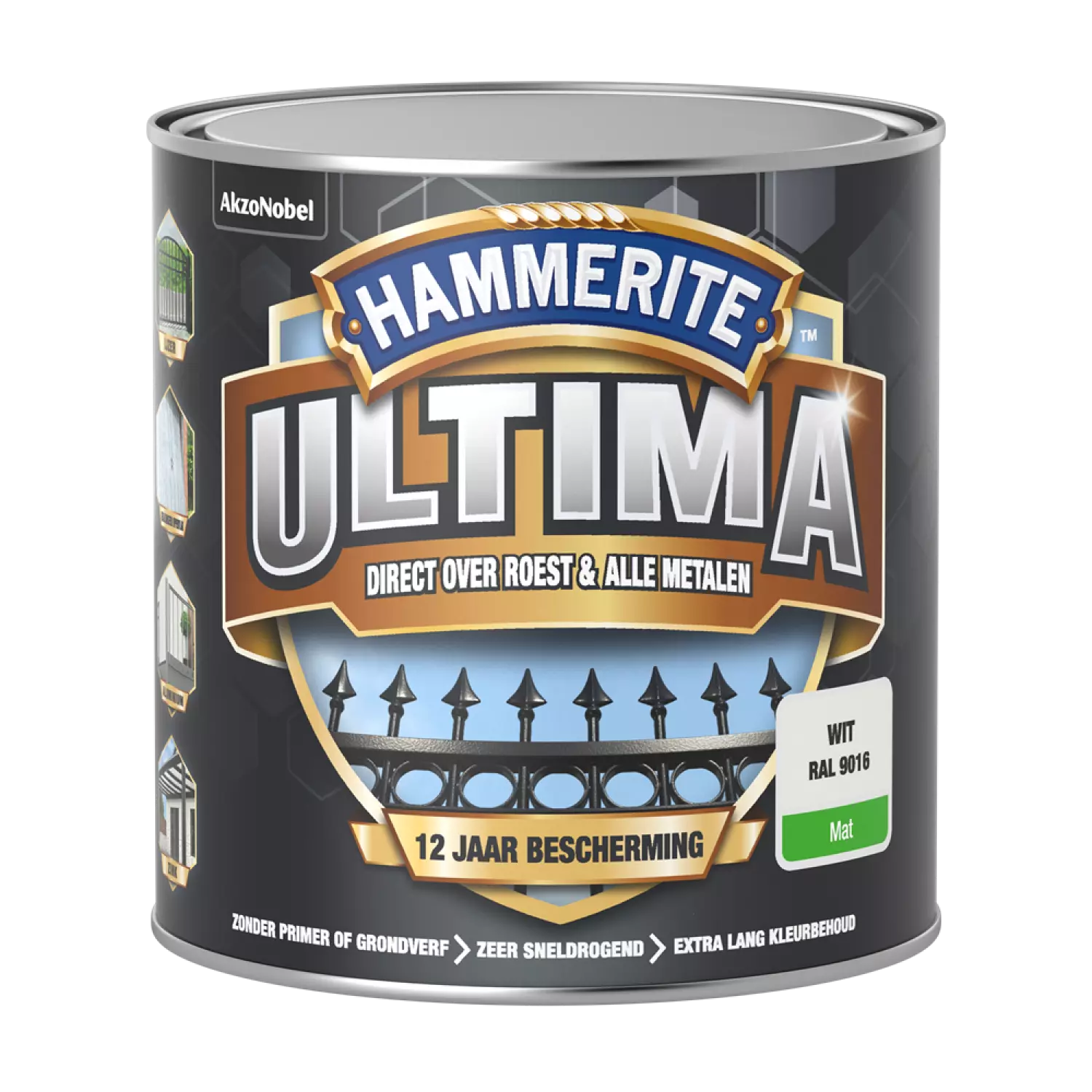 Hammerite Ultima Mat - Verkeerswit - 250ml