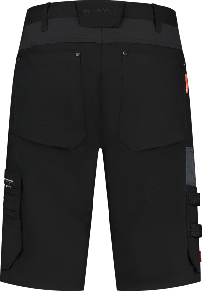 Workman 9063 STRETCH Bermuda Werkbroek P2S - Zwart - Maat 56 (40/34) - Detailed view of the product