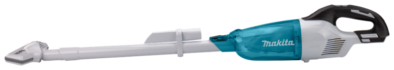 Makita DCL281FZWX 18 V Li-ion Accu Steelstofzuiger Body - Wit - Koolborstelloos - Detailed view of the product