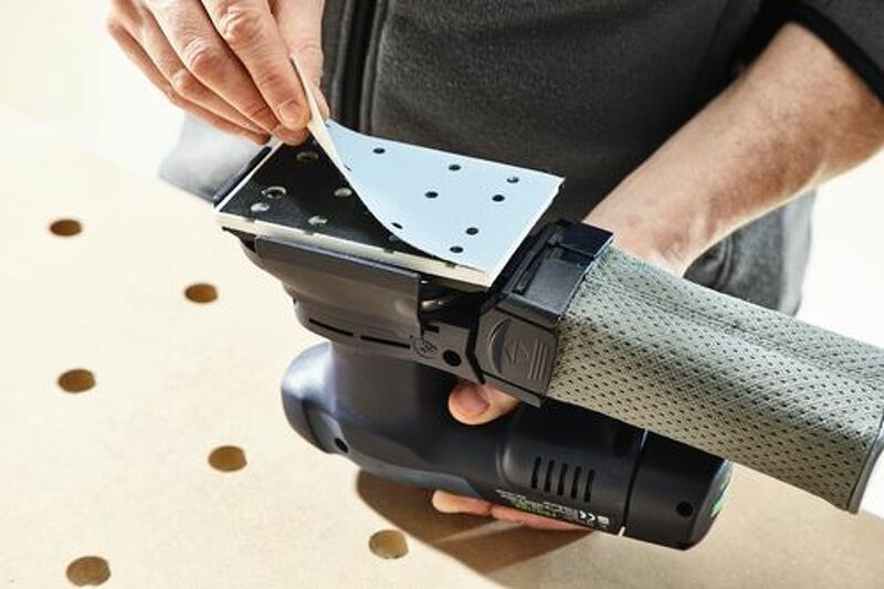 Festool RTSC 400-Basic ERGO 18V Li-Ion Accu Vlakschuurmachine In Systainer - Met 3.1Ah Accu - Detailed view of the product