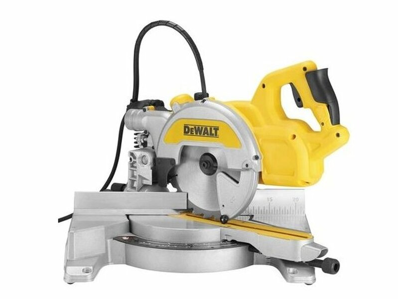 DeWALT DWS777 Afkortzaag Met XPS Zaaglijnindicator - 1800W - 216 X 30mm - Detailed view of the product