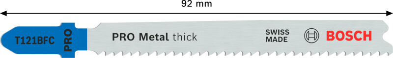 Bosch 2608655096 PRO T121BFC Decoupeerzaagblad Thick - Metaal (2st) - Detailed view of the product
