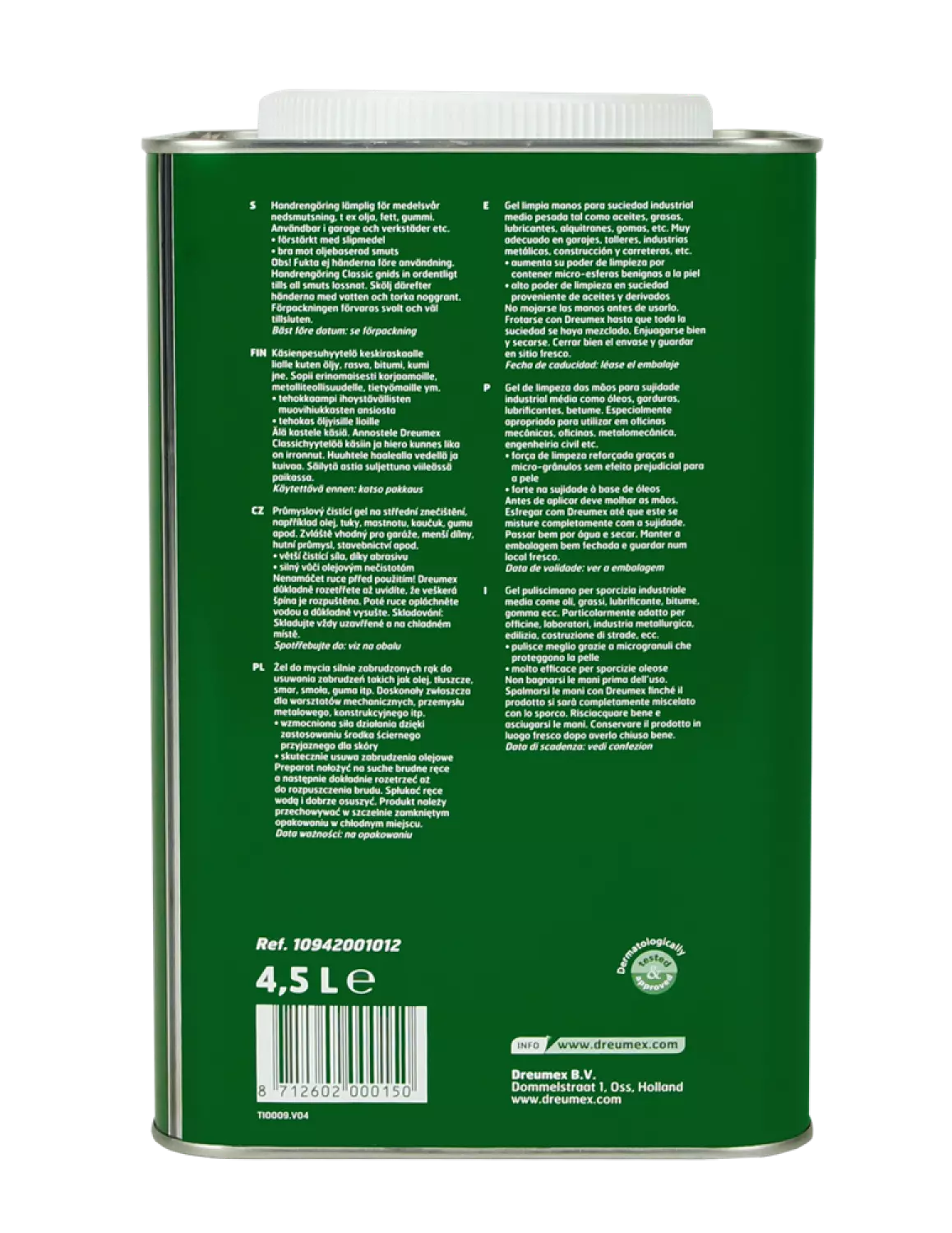 Dreumex 10942001012 Classic Zeep - 4,5L thumbnail 2