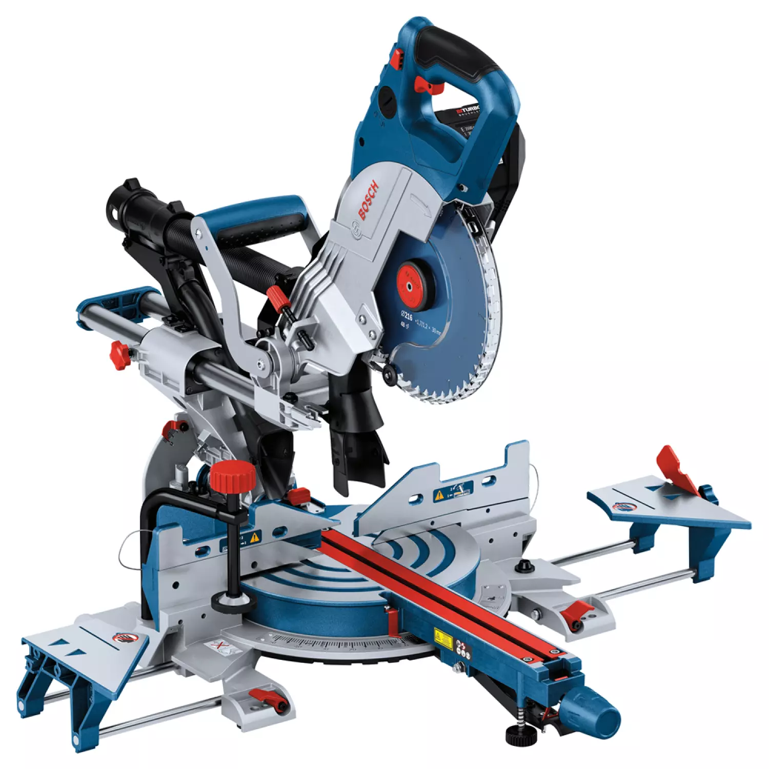 Bosch Professional GCM 18V-216 DC Accu afkortzaag - BITURBO - Zonder 18V accu en lader