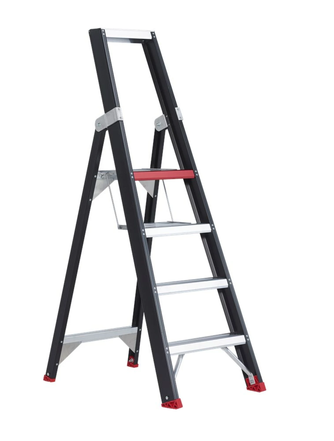 Altrex Taurus TGB 4 Trap - Enkel - Aluminium Met Coating - 4 Treden - Max. Werkhoogte 2,95m